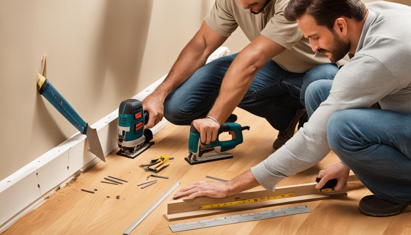 Baseboard and Trim Work Installation and repair of baseboards