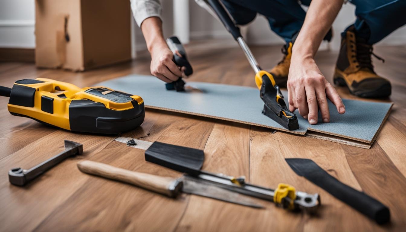 Can laminate flooring be repaired if damaged?