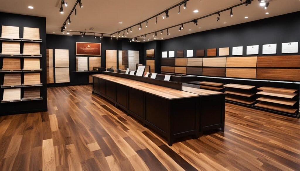 hardwood flooring showroom Auburn