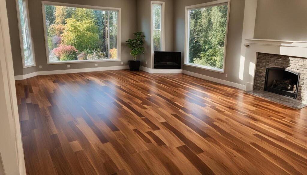 wood floor installation